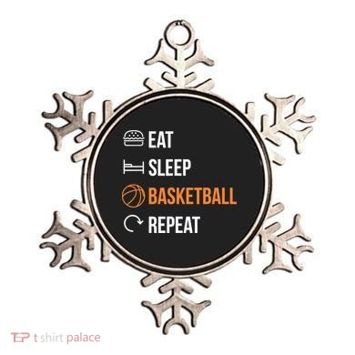 Eat Sleep Basketball Repeat | Basketball Ornament