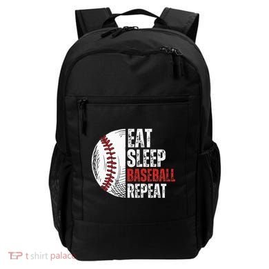 Eat Sleep Baseball Repeat Funny Baseball Players Backpack