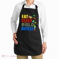Eat Sleep Build Repeat Building Bricks Blocks Master Builder Apron thumb 2