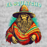 El Squatcho Bigfoot Saquatch The Baniff Cuffed Pom Beanie thumb 2