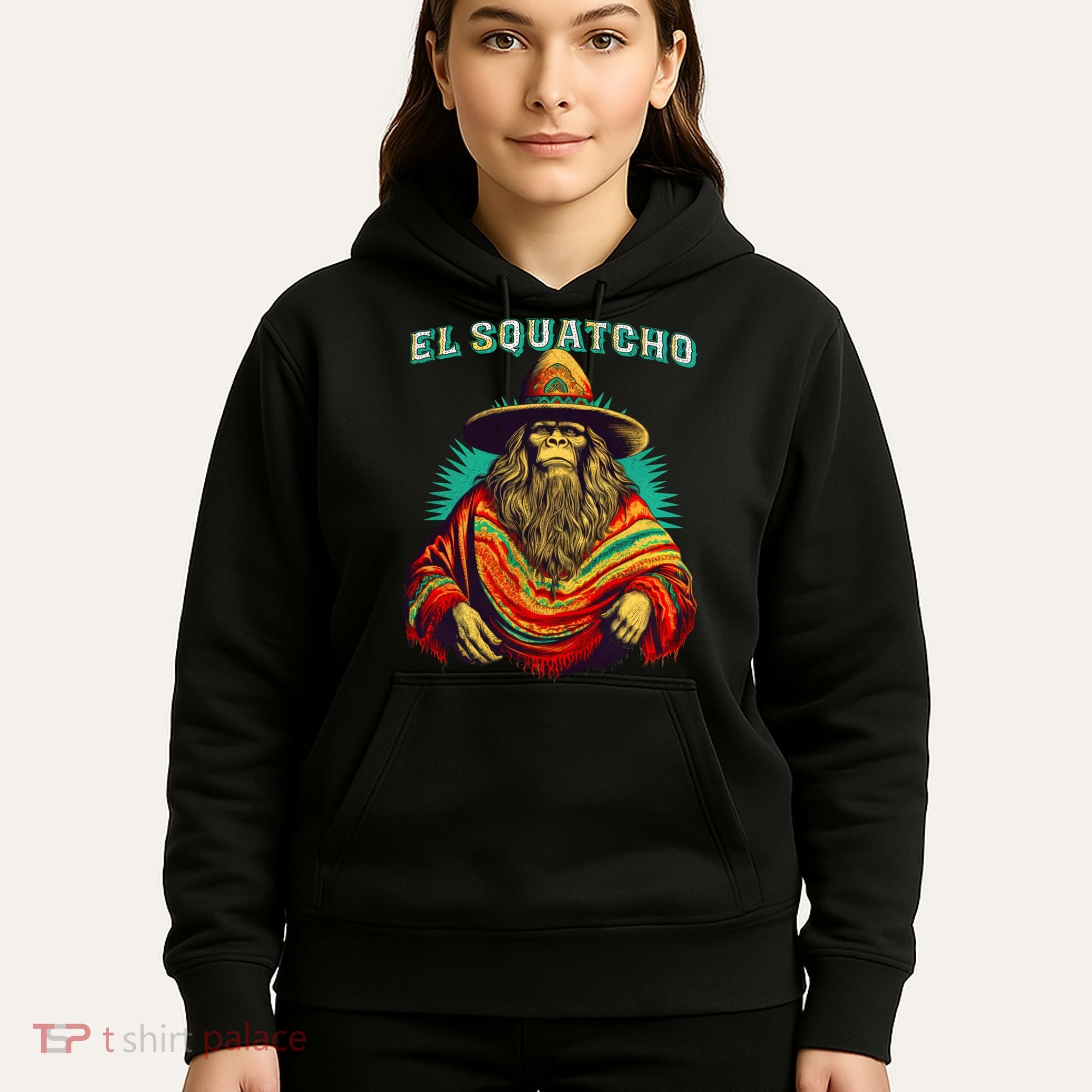El Squatcho Bigfoot Saquatch Hoodie