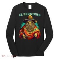 El Squatcho Bigfoot Saquatch Long Sleeve Shirt thumb 0