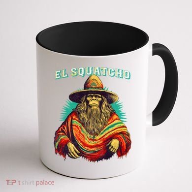 El Squatcho Bigfoot Saquatch Coffee Mug back