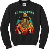 El Squatcho Bigfoot Saquatch Kids Sweatshirt thumb 0