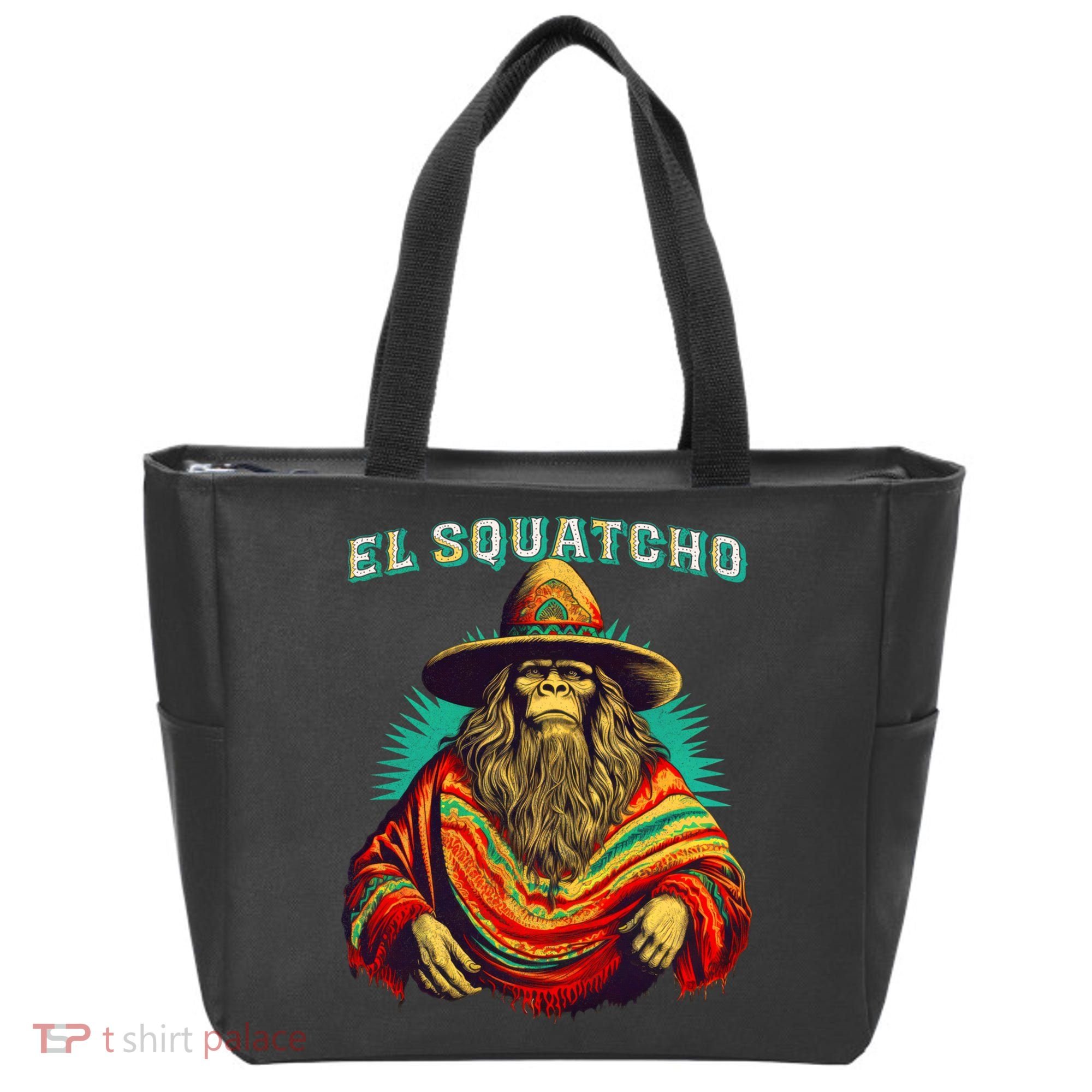 El Squatcho Bigfoot Saquatch Tote Bag