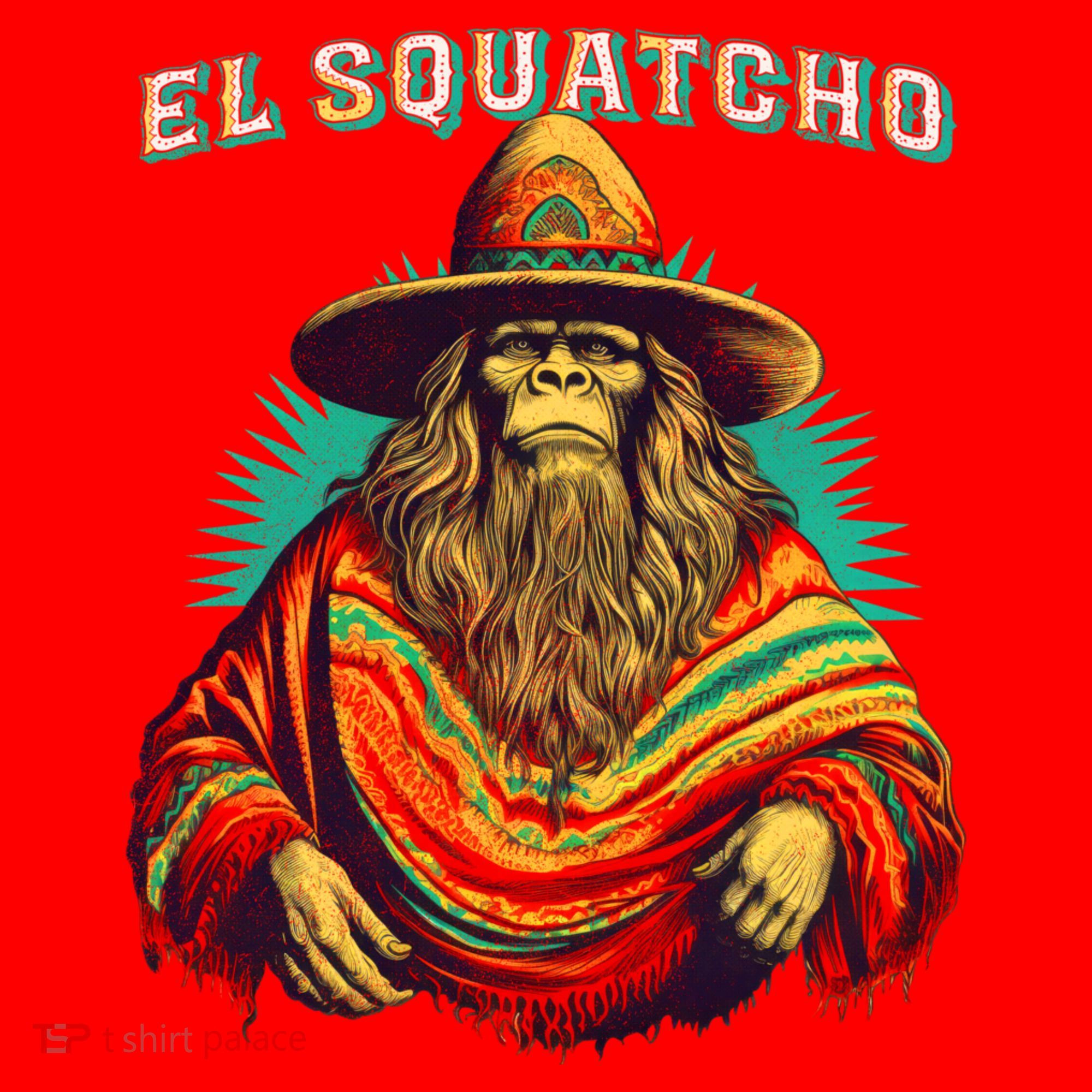 El Squatcho Bigfoot Saquatch Santa Hat