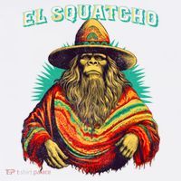 El Squatcho Bigfoot Saquatch Comfort Colors Garment-Dyed Hooded Sweatshirt thumb 2
