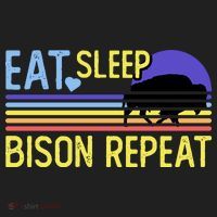 Eat Sleep Bison Repeat Tumbler thumb 3