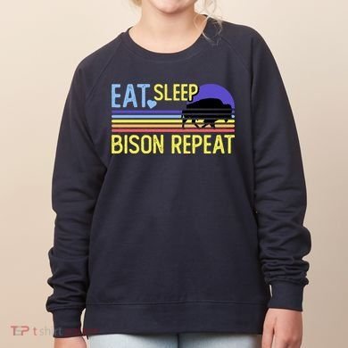 Eat Sleep Bison Repeat Women's Sweatshirt