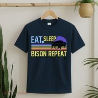 Eat Sleep Bison Repeat T-Shirt thumb 2