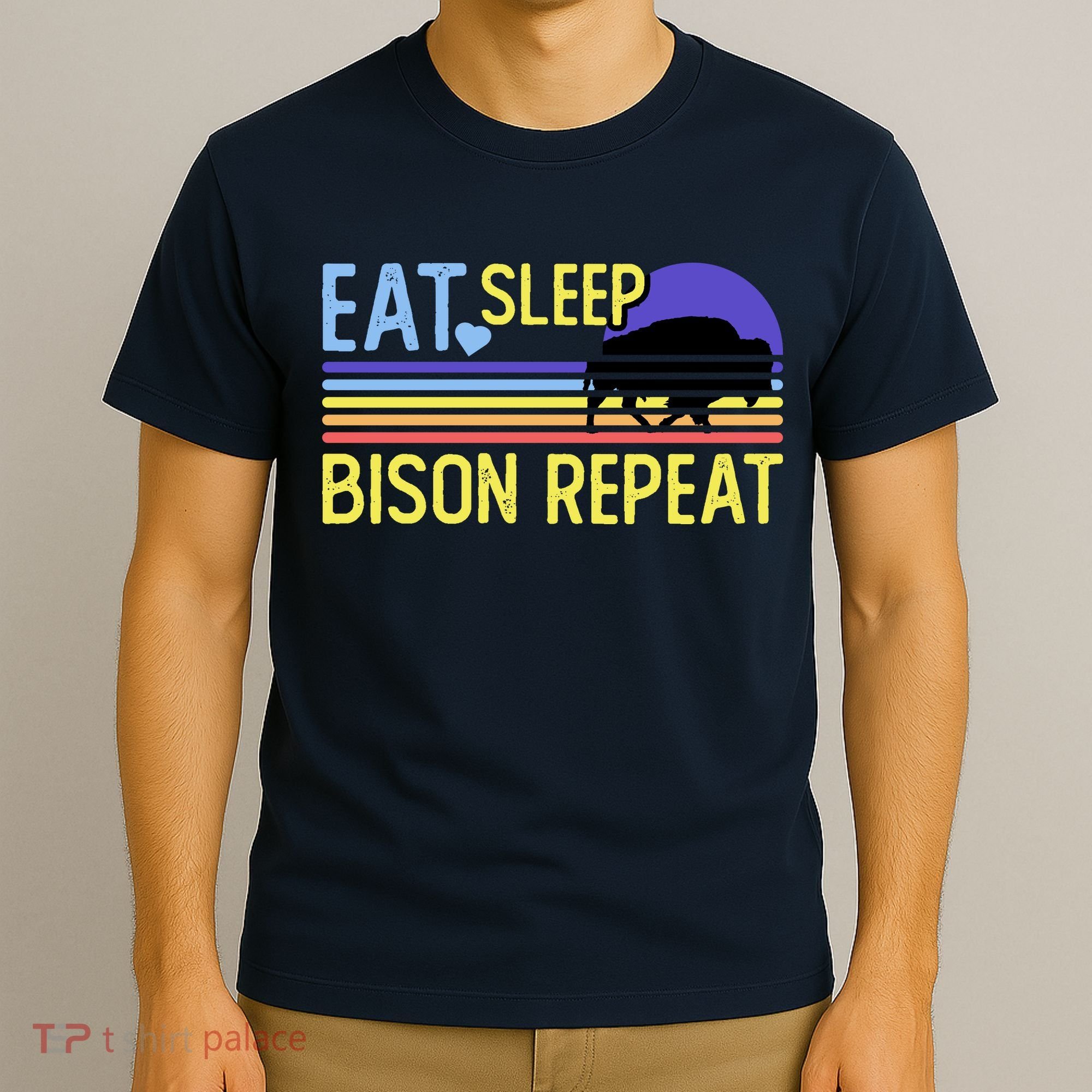 Eat Sleep Bison Repeat T-Shirt