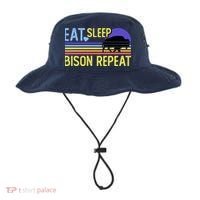 Eat Sleep Bison Repeat Bucket Hat thumb 0