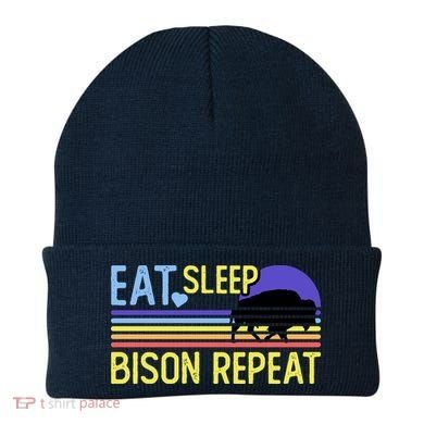 Eat Sleep Bison Repeat Beanie