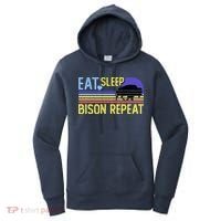 Eat Sleep Bison Repeat Women's Hoodie thumb 0