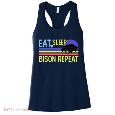 Eat Sleep Bison Repeat Women's Tank Top