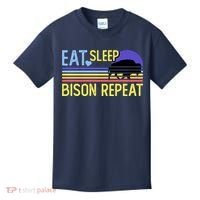 Eat Sleep Bison Repeat Kids T-Shirt thumb 0