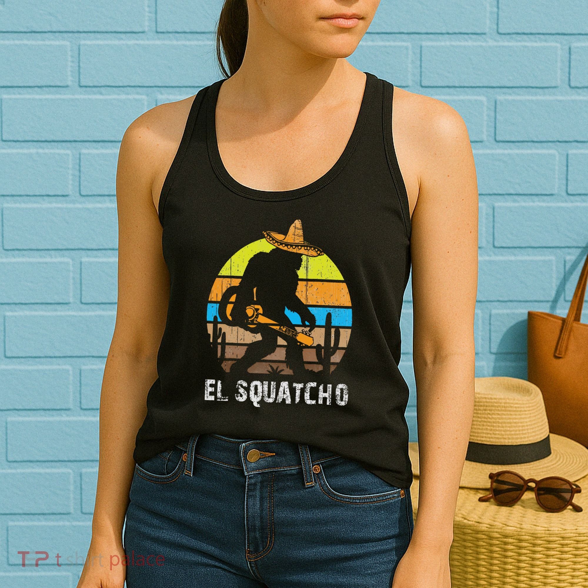 El Squatcho Bigfoot Sasquatch Women's Tank Top