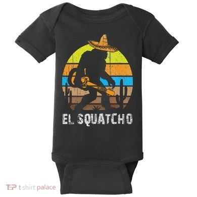 El Squatcho Bigfoot Sasquatch Baby Bodysuit