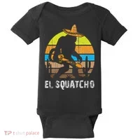 El Squatcho Bigfoot Sasquatch Baby Bodysuit thumb 0