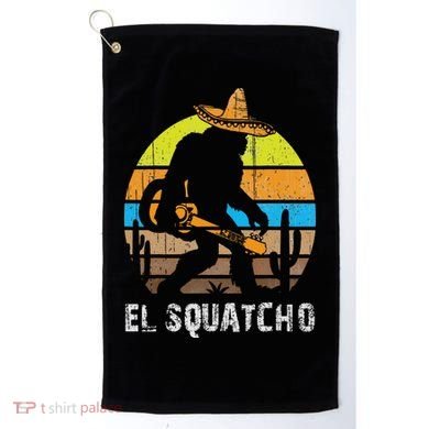 El Squatcho Bigfoot Sasquatch Golf Towel