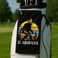 El Squatcho Bigfoot Sasquatch Golf Towel thumb 2