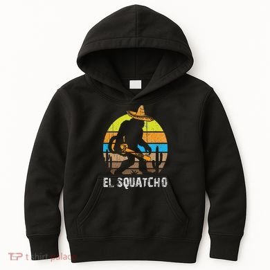 El Squatcho Bigfoot Sasquatch Kids Hoodie