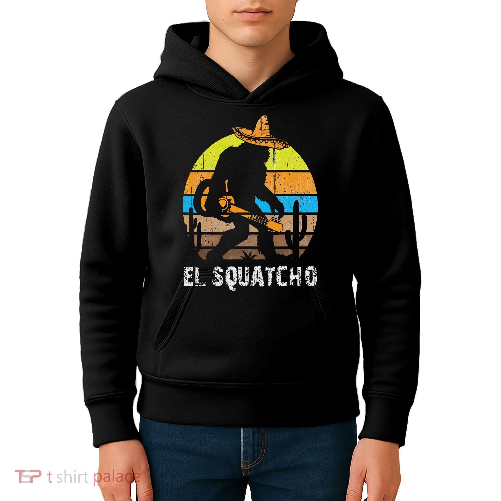 El Squatcho Bigfoot Sasquatch Kids Hoodie