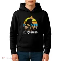 El Squatcho Bigfoot Sasquatch Kids Hoodie thumb 4