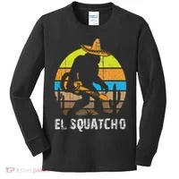 El Squatcho Bigfoot Sasquatch Kids Long Sleeve Shirt thumb 0