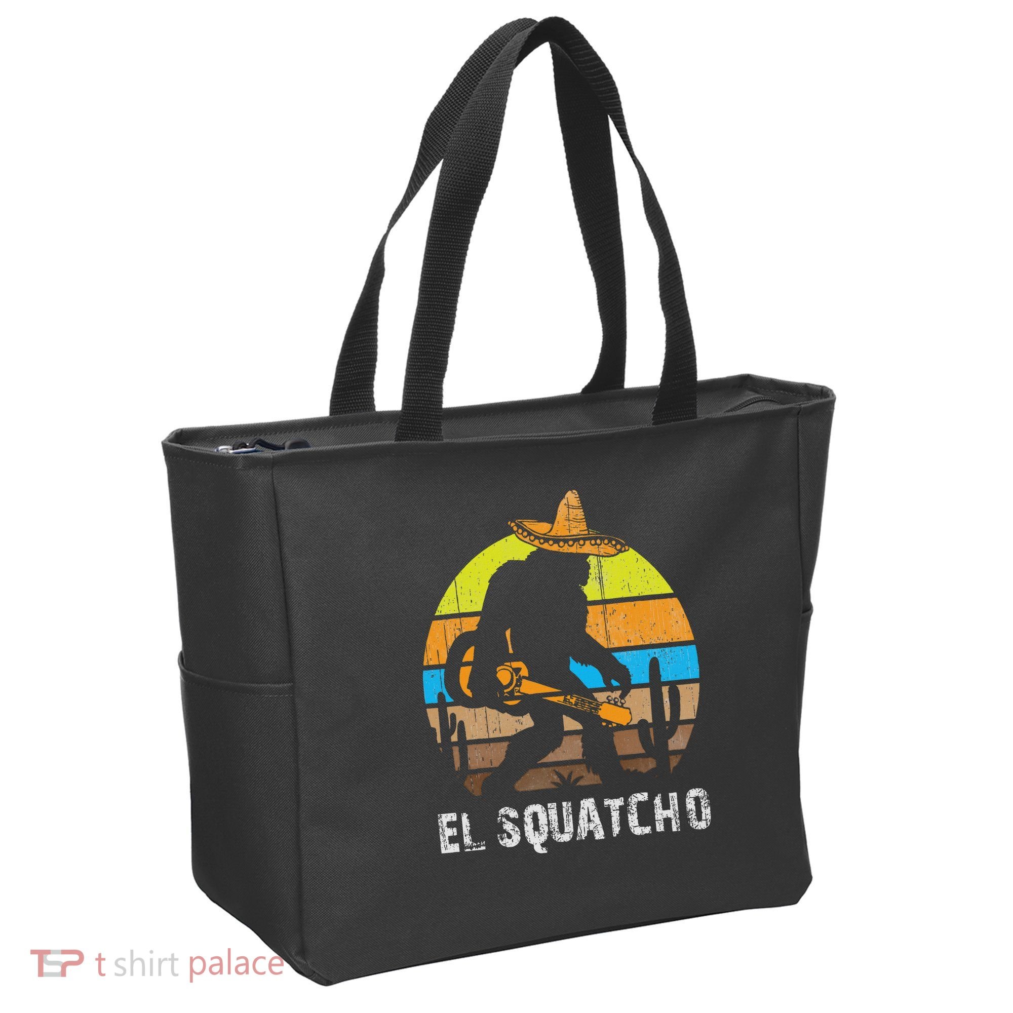 El Squatcho Bigfoot Sasquatch Tote Bag