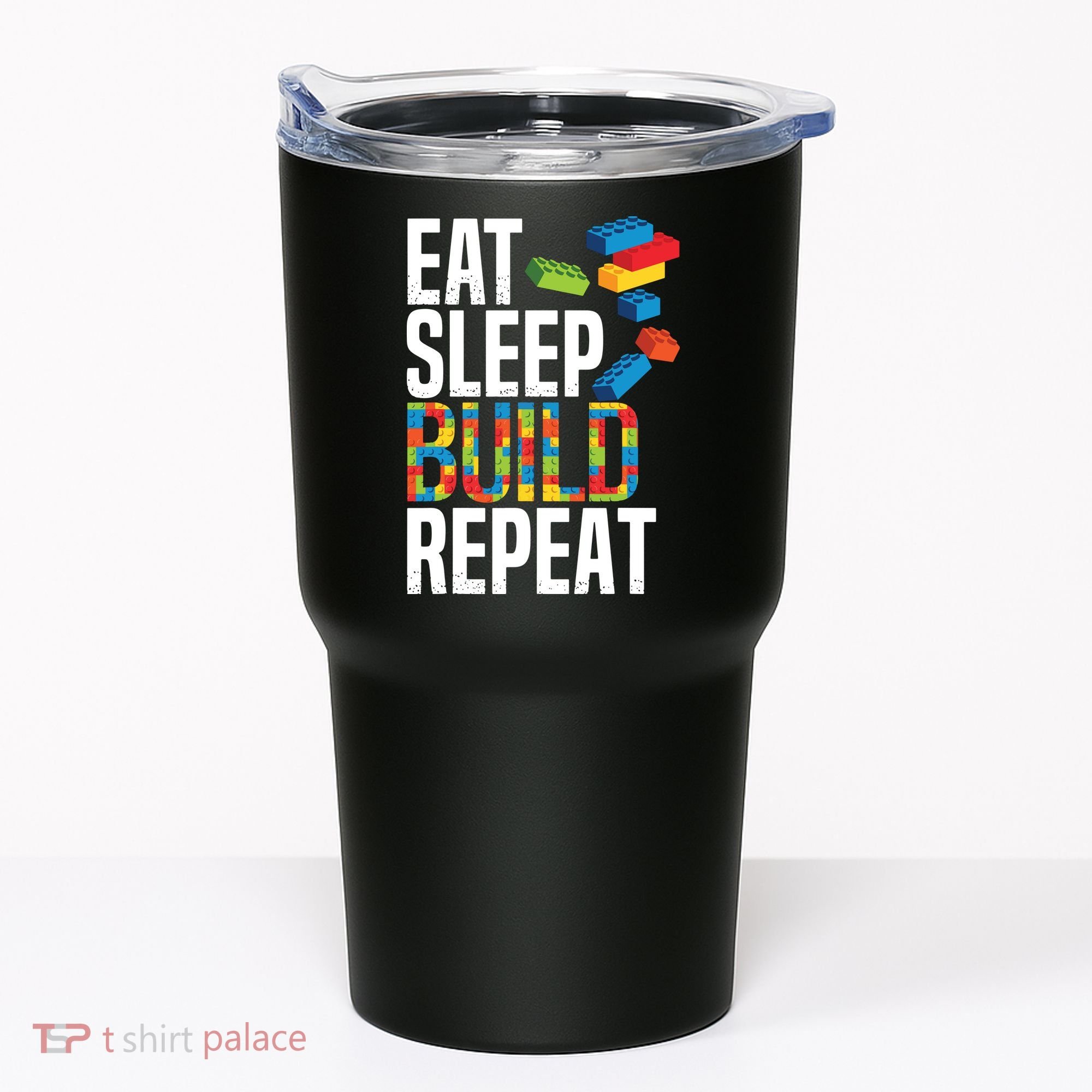 Eat Sleep Build Repeat Building Blocks Bricks Master Builder Tumbler