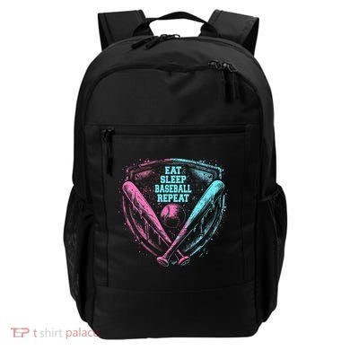 Eat Sleep Baseball Repeat Baseball Life Player Funny Backpack
