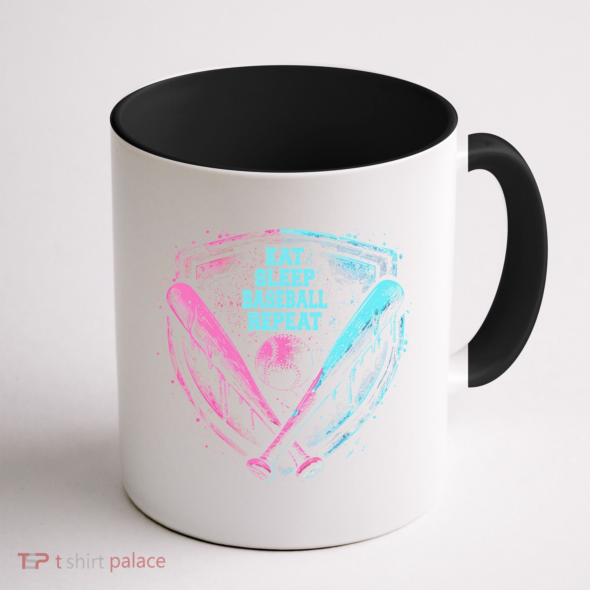 Eat Sleep Baseball Repeat Baseball Life Player Funny Coffee Mug