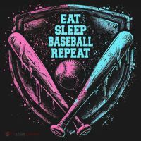 Eat Sleep Baseball Repeat Baseball Life Player Funny Women's Tank Top thumb 5