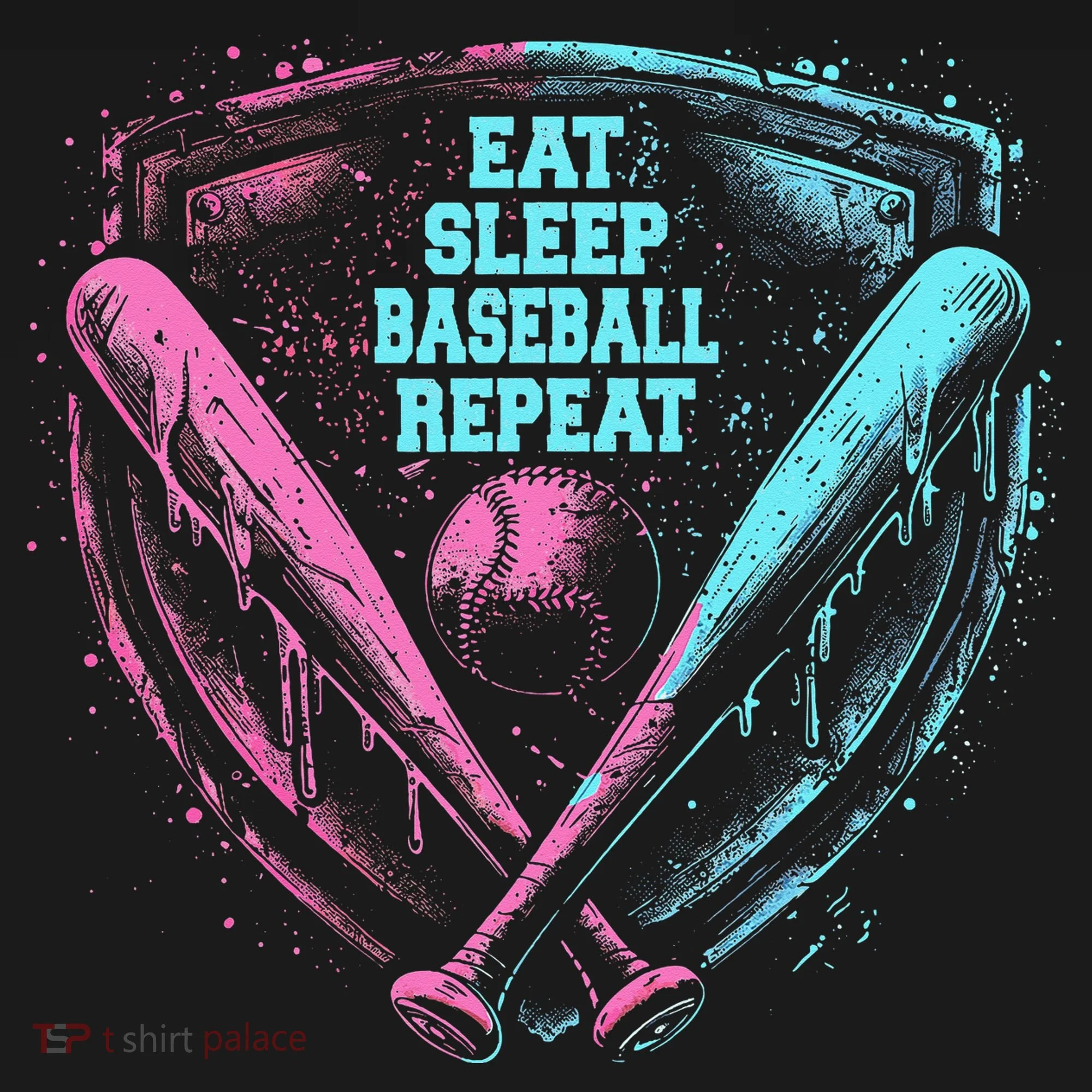 Eat Sleep Baseball Repeat Baseball Life Player Funny Tank Top