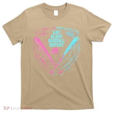 Eat Sleep Baseball Repeat Baseball Life Player Funny T-Shirt