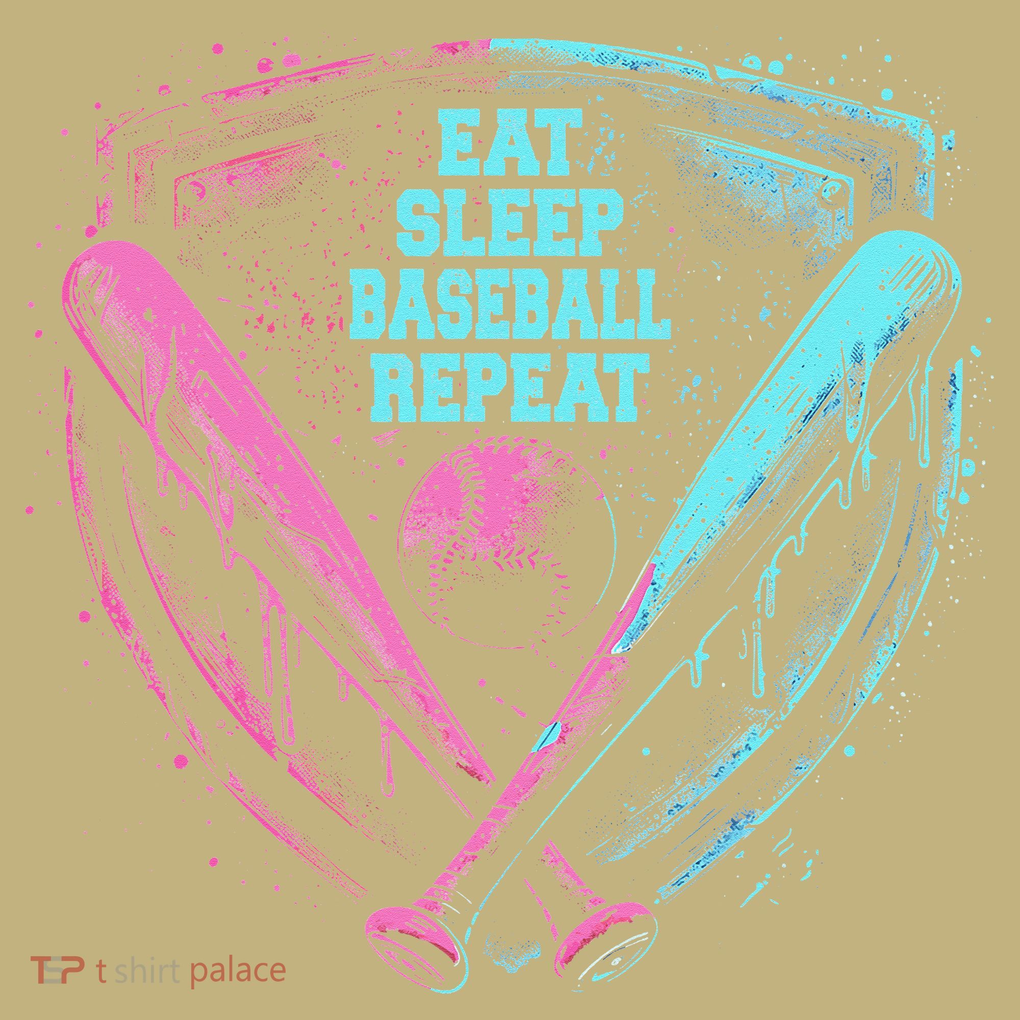 Eat Sleep Baseball Repeat Baseball Life Player Funny Button