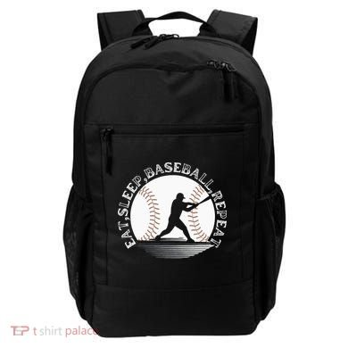 Eat Sleep Baseball Repeat Baseball Player Backpack