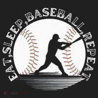 Eat Sleep Baseball Repeat Baseball Player Beanie thumb 2
