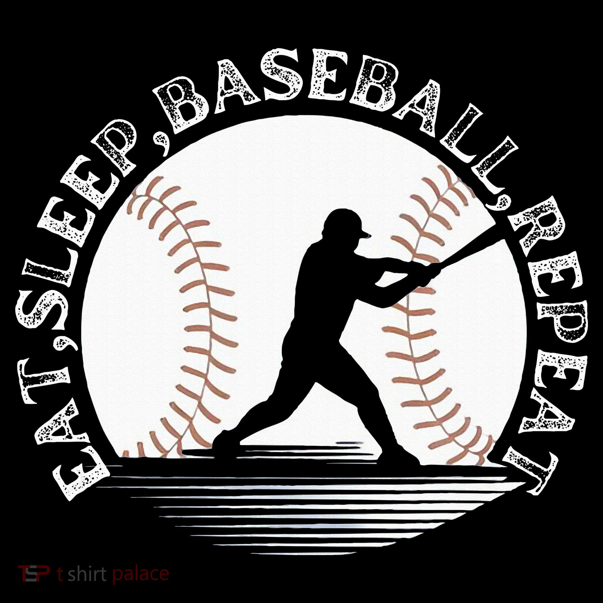 Eat Sleep Baseball Repeat Baseball Player Women's Hoodie
