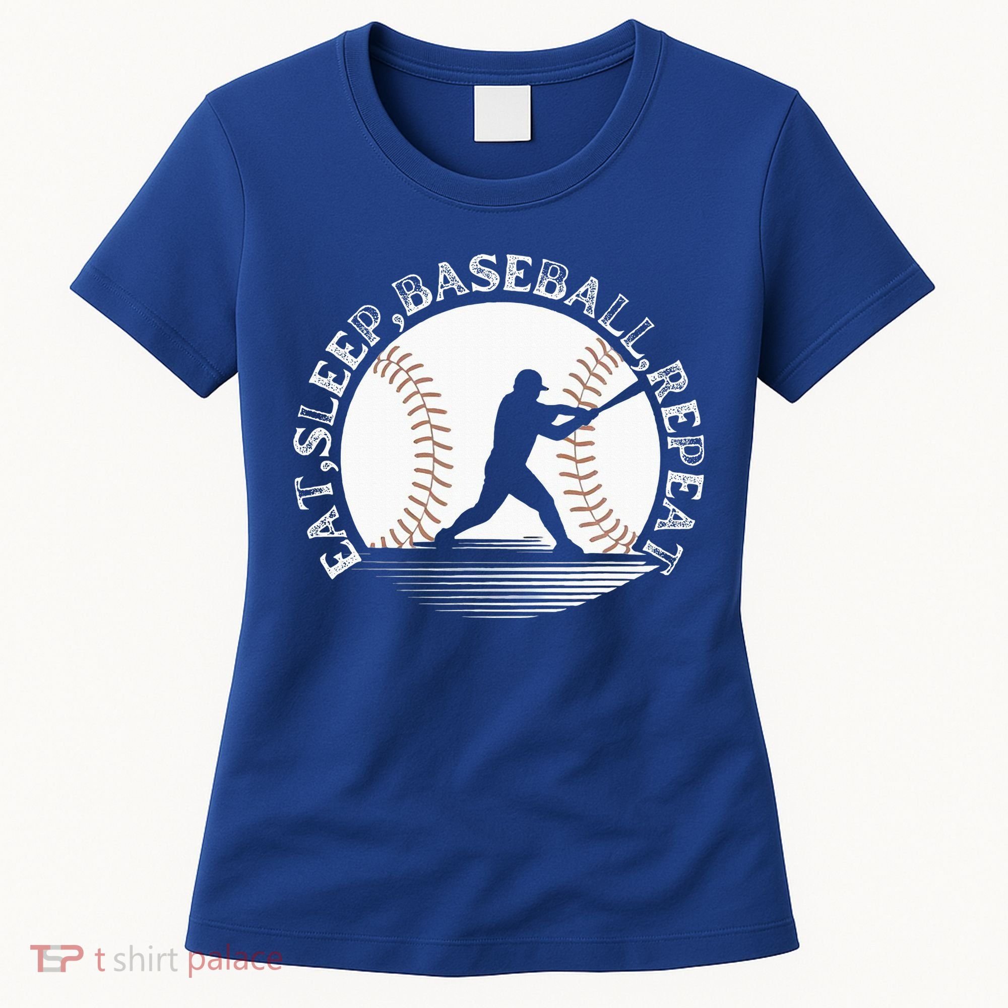 Eat Sleep Baseball Repeat Baseball Player Women's T-Shirt