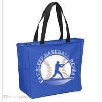 Eat Sleep Baseball Repeat Baseball Player Tote Bag thumb 2