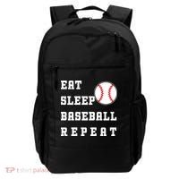 Eat Sleep Baseball Repeat Backpack thumb 0