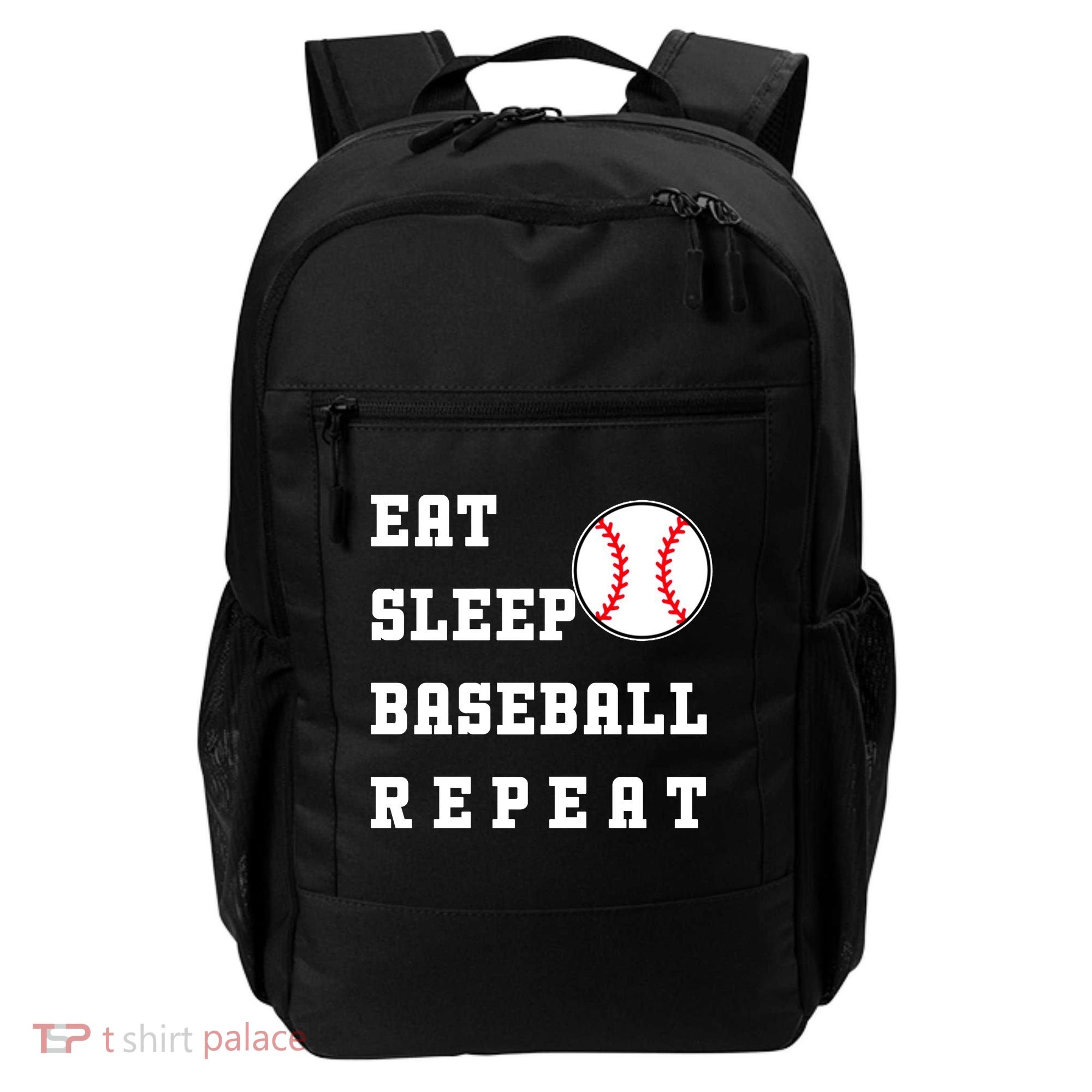Eat Sleep Baseball Repeat Backpack