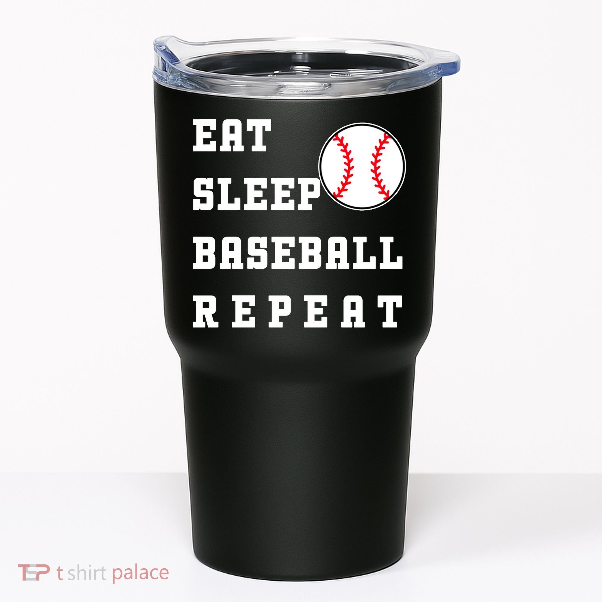 Eat Sleep Baseball Repeat Tumbler