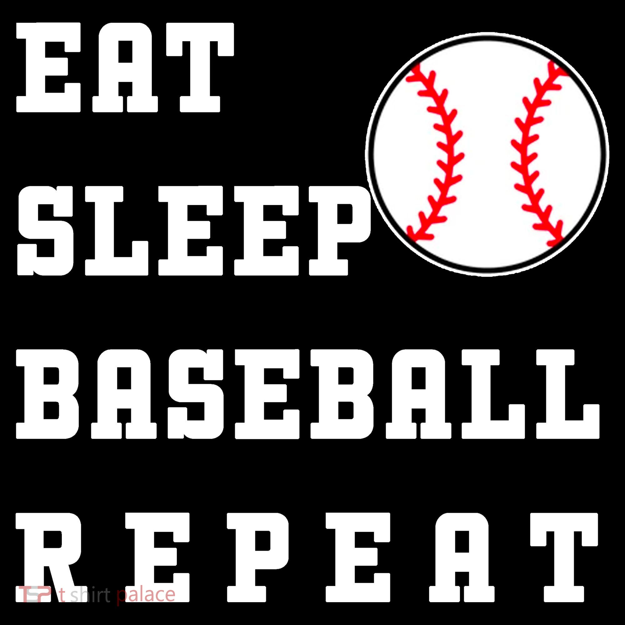 Eat Sleep Baseball Repeat Ornament