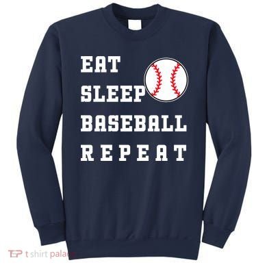 Eat Sleep Baseball Repeat Sweatshirt