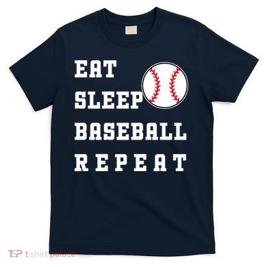 Eat Sleep Baseball Repeat T-Shirt