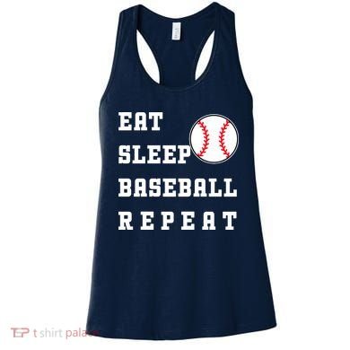 Eat Sleep Baseball Repeat Women's Tank Top