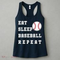 Eat Sleep Baseball Repeat Women's Tank Top thumb 3